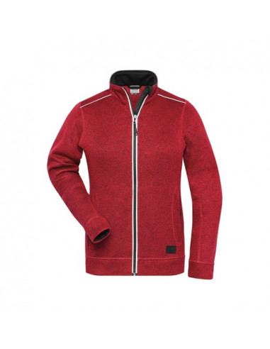 Ladies' Knitted Workwear Fleece Jacket - Solid