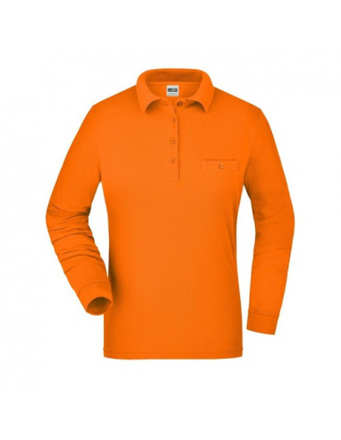 Ladies' Workwear Polo Pocket Longsleeve