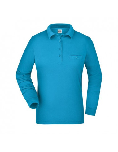 Ladies' Workwear Polo Pocket Longsleeve