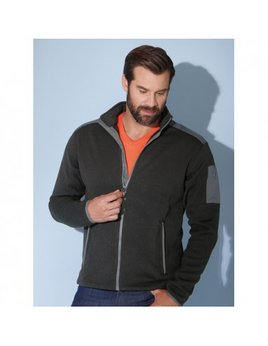 Men's Knitted Fleece Jacket