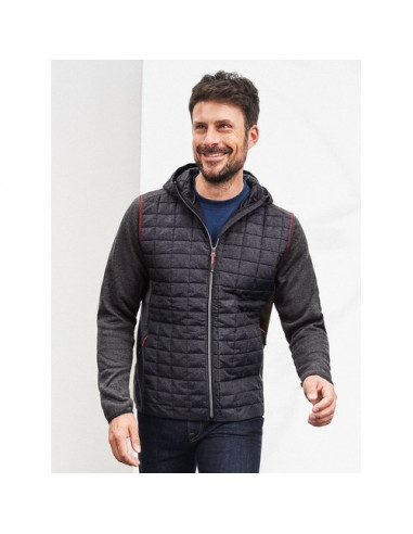 Men's Knitted Hybrid Jacket