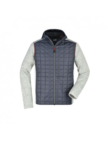 Men's Knitted Hybrid Jacket