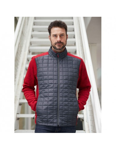 Men's Knitted Hybrid Jacket