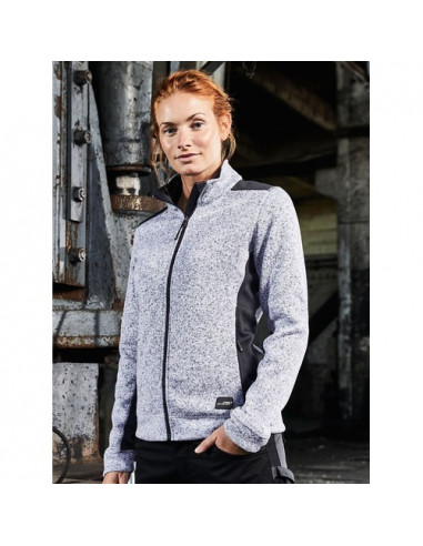 Ladies' Knitted Workwear Fleece Jacket - Strong