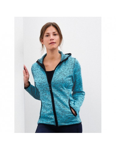 Ladies' Knitted Fleece Hoody