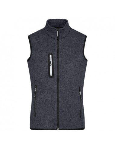 Ladies Knitted Fleece Vest