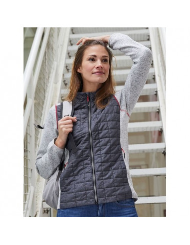 Ladies' Knitted Hybrid Jacket