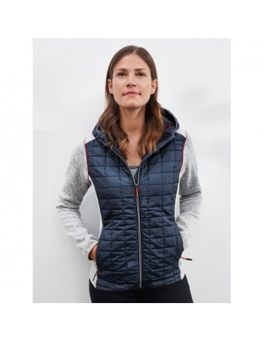 Ladies' Knitted Hybrid Jacket