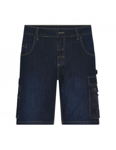 Workwear Stretch Bermuda-Jeans