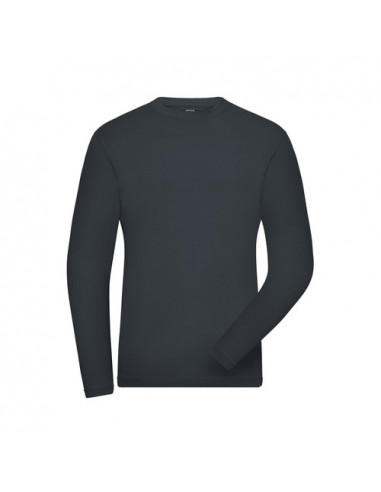 Men's Bio Stretch-Longsleeve Work - Solid