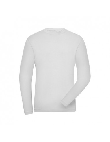 Men's Bio Stretch-Longsleeve Work - Solid