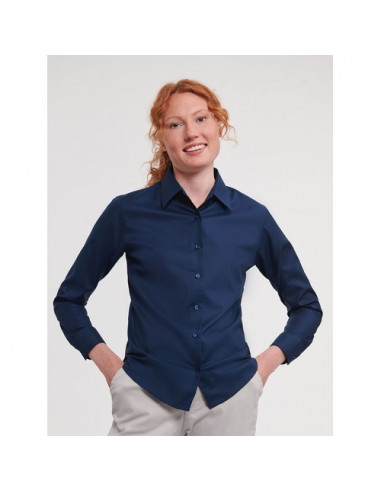 Ladies' Long Sleeve Easy Care Oxford Shirt