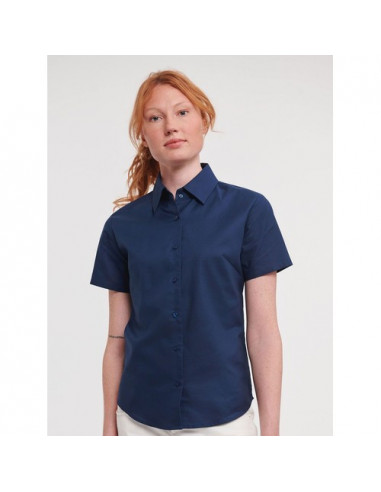 Ladies' Short Sleeve Easy Care Oxford Shirt