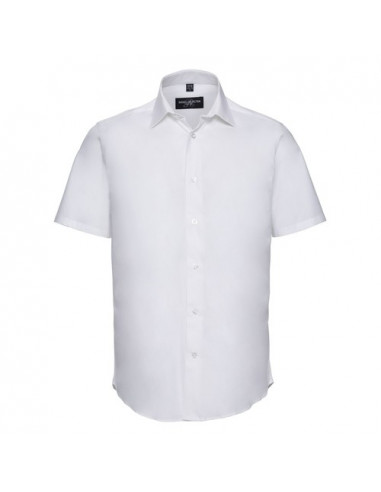 Men's Short Sleeve Easy Care Fitted Shirt