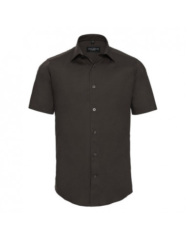 Men's Short Sleeve Easy Care Fitted Shirt