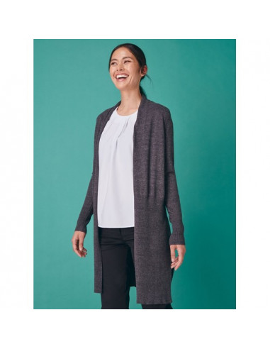 Ladies' Longline Open Cardigan