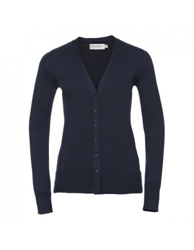 Ladies' V-Neck Knitted Cardigan