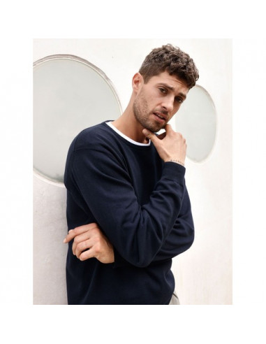 Mens' Round-Neck Pullover