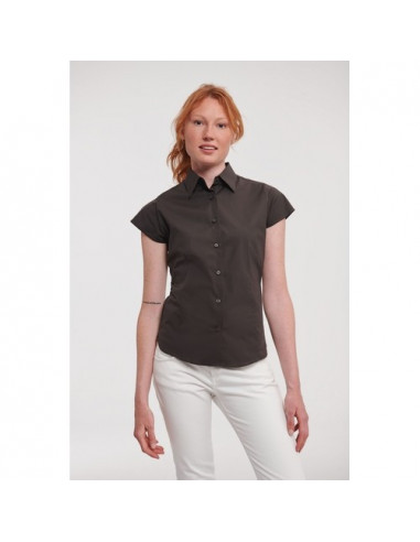 Ladies' Short Sleeve Easy Care Fitted Shirt