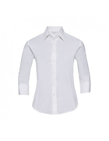 Ladies' 3/4 Sleeve Easy Care Fitted Shirt