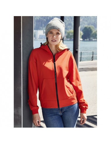 Ladies' Hooded Softshell Jacket