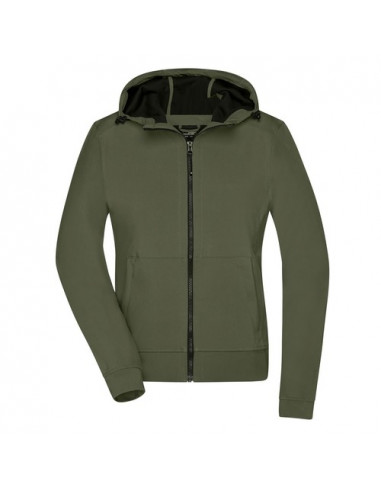 Ladies' Hooded Softshell Jacket