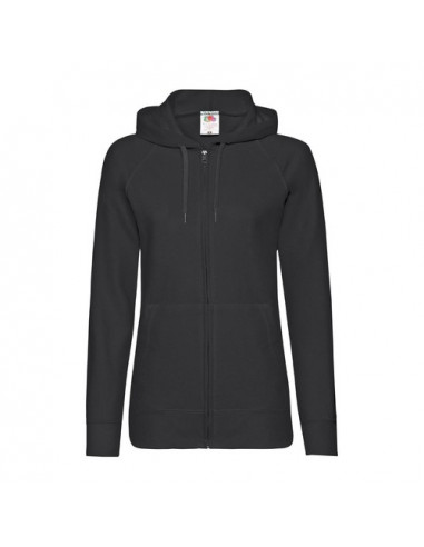 Ladies Lightweight Hooded Sweat Jacket