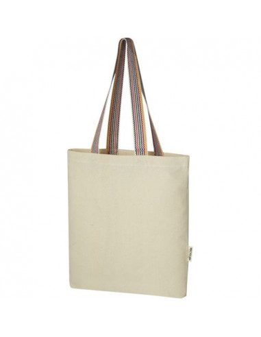 Tote bag in cotone riciclato da 180 g/m² Rainbow - 5L