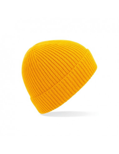 Engineered Knit Ribbed Beanie