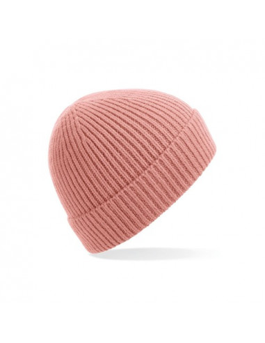 Engineered Knit Ribbed Beanie