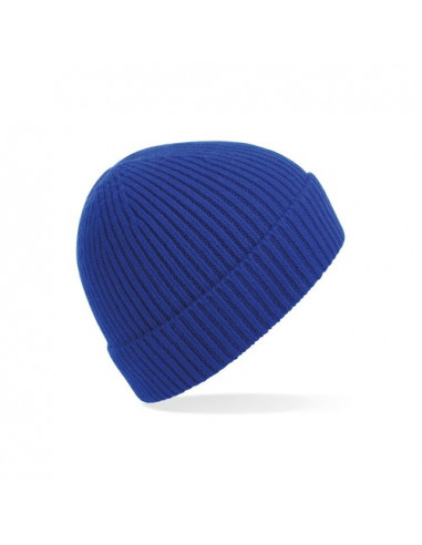 Engineered Knit Ribbed Beanie