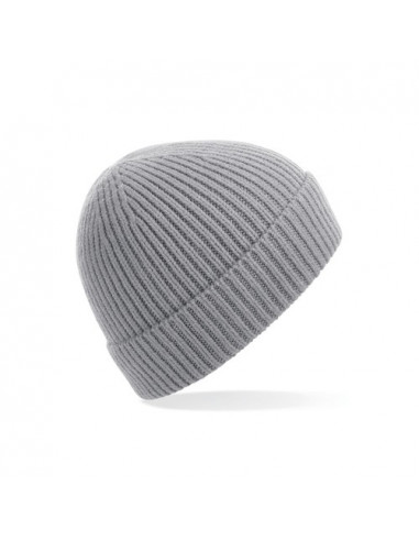 Engineered Knit Ribbed Beanie