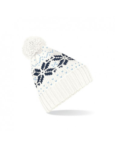 Fair Isle Snowstar Beanie