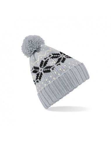 Fair Isle Snowstar Beanie