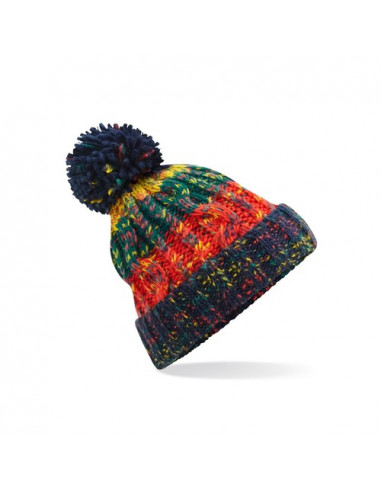 Corkscrew Pom Pom Beanie