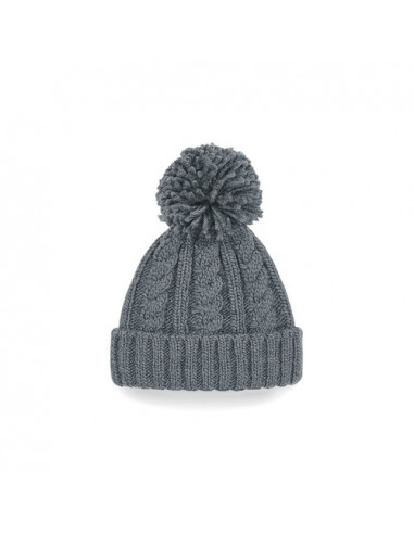 Cable Knit Melange Beanie