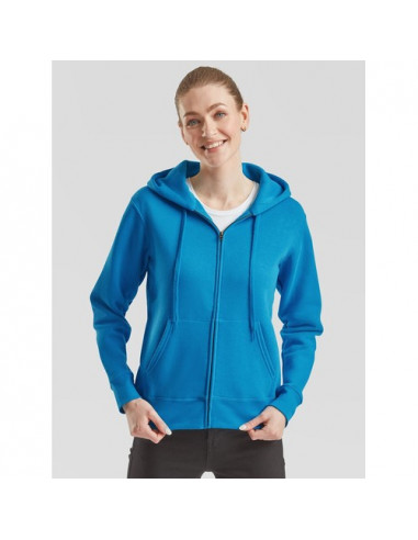 Ladies Premium Hooded Sweat Jacket