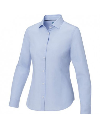 Camicia a maniche lunghe da donna in tessuto biologico certificato GOTS Cuprite