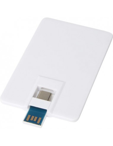 Chiavetta USB 3.0 da 64 GB con porta Tipo-C e USB-A Duo slim