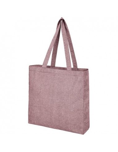 Tote bag con fondo ampio in tessuto riciclato 210 g/m² Pheebs - 13L