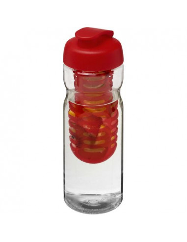 Borraccia sportiva H2O Active® Base da 650 ml con coperchio a scatto e infusore