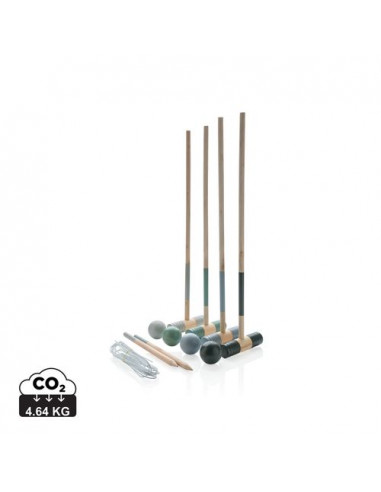 Set croquet in legno