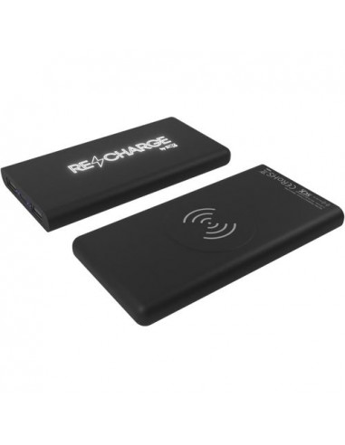 Power bank wireless luminoso in gomma da 10.000 mAh SCX.design P40