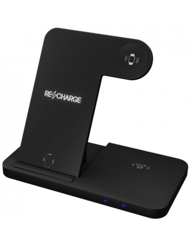 Base di ricarica wireless 3 in 1 con supporto per telefono SCX.design W28