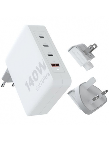 Caricabatterie da viaggio da 14 0W con cavo USB-C PD da 240 W Xtorm XVC2140 GaN Ultra