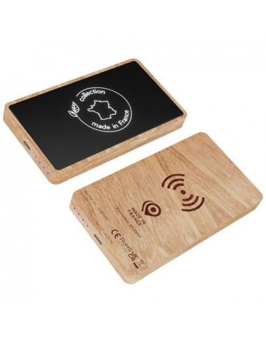 Power bank wireless in legno da 5.000 mAh SCX.design P34