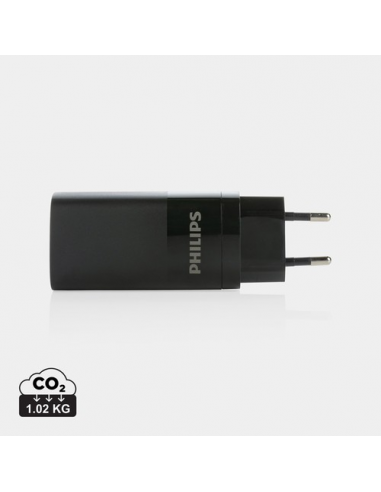 Caricatore da parete USB a 3 porte Philips 65W ultra rapido