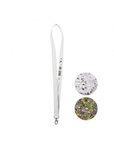 Lanyard in carta, con gancio LANSEE