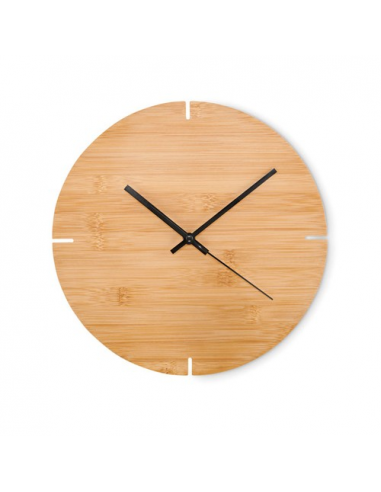 Orologio da parete in bamboo ESFERE