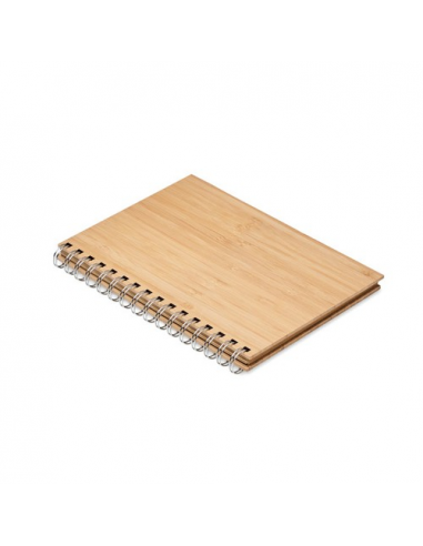 Notebook A5 in bamboo rilegato BRAM